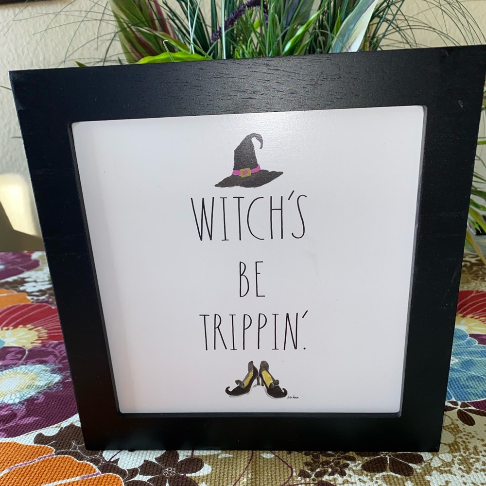 Rae Dunn Halloween wall decor